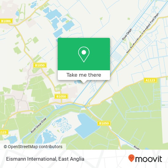 Eismann International, Earith Business Park Earith Huntingdon PE28 3 map