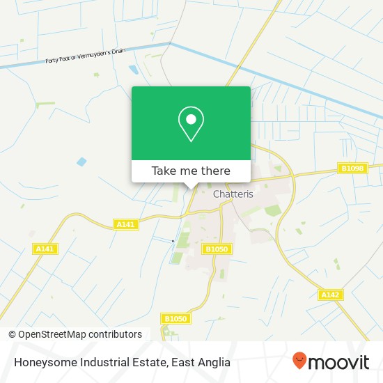 Honeysome Industrial Estate map