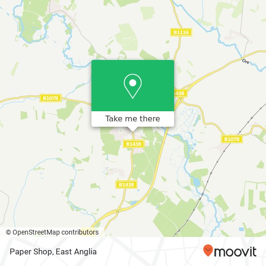 Paper Shop, High Street Wickham Market Woodbridge IP13 0 map