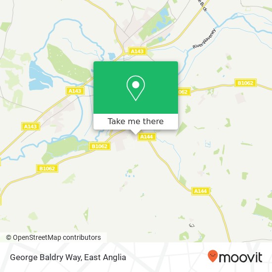 George Baldry Way map