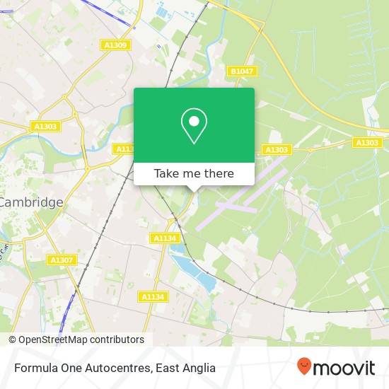 Formula One Autocentres, null map