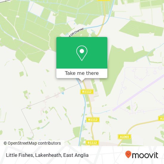 Little Fishes, Lakenheath, Undley Road Lakenheath Brandon IP27 9 map