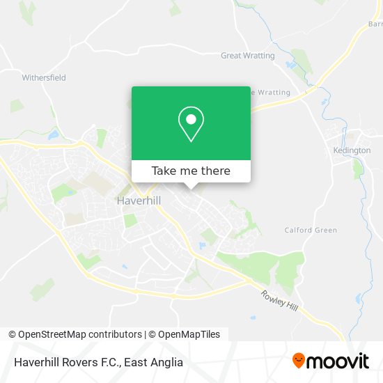 Haverhill Rovers F.C. map