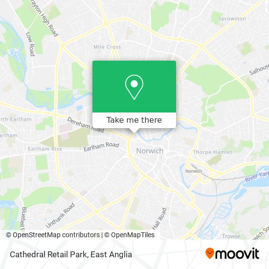 Cathedral Retail Park map