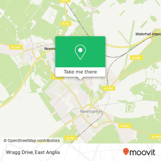 Wragg Drive map