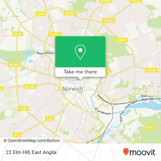 22 Elm Hill, Norwich Norwich map