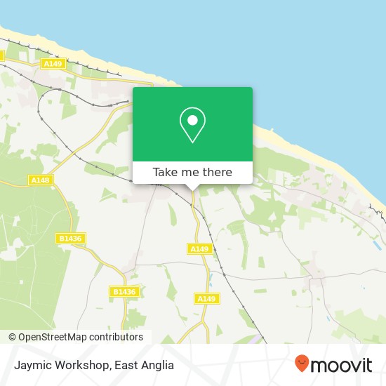 Jaymic Workshop, Norwich Road Cromer Cromer NR27 0 map