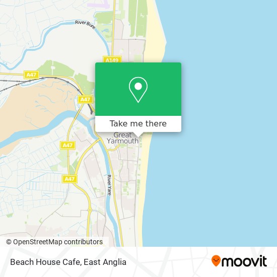 Beach House Cafe map