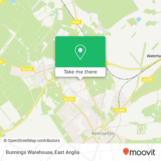 Bunnings Warehouse, Oaks Dr map