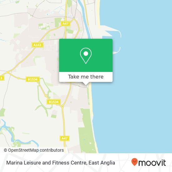 Marina Leisure and Fitness Centre map