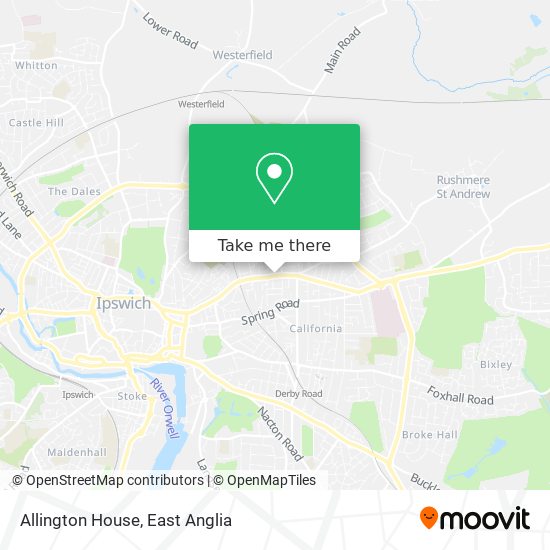 Allington House map