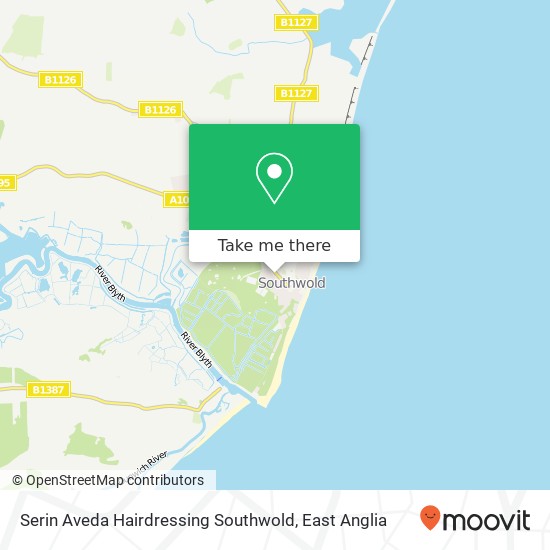 Serin Aveda Hairdressing Southwold, 39 High Street Southwold Southwold IP18 6AB map