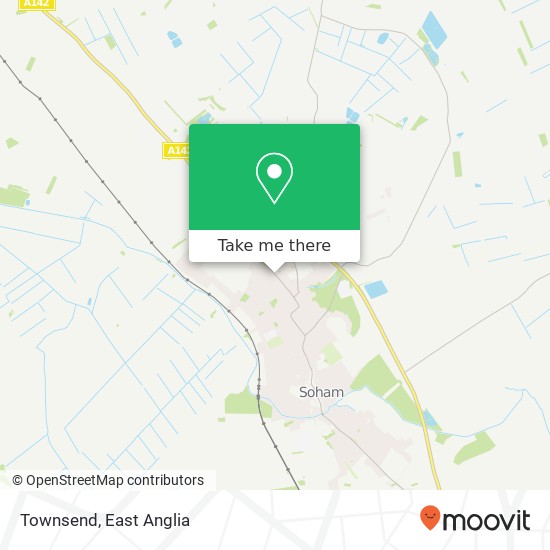Townsend, Soham Ely map