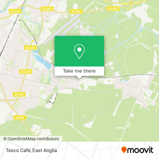 Tesco Café map