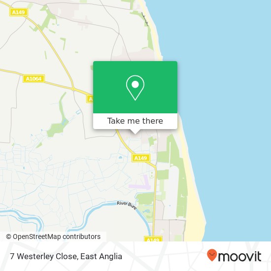 7 Westerley Close, Caister on Sea Great Yarmouth map