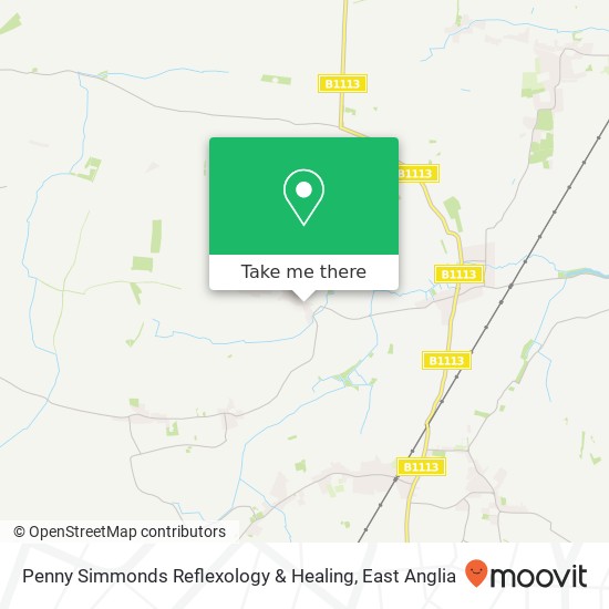 Penny Simmonds Reflexology & Healing, Tudor Court Westhorpe Stowmarket IP14 4 map