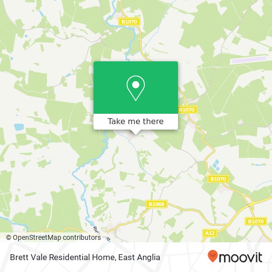 Brett Vale Residential Home, Sulleys Hill Raydon Ipswich IP7 5 map