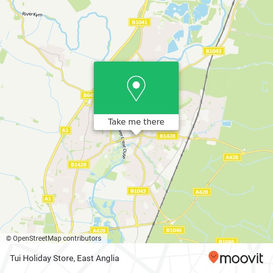 Tui Holiday Store map