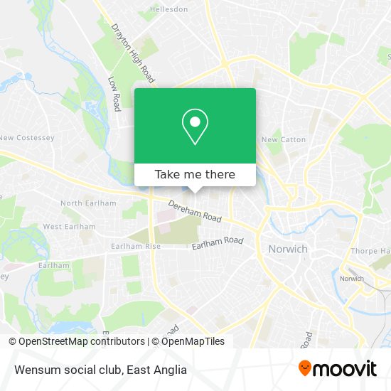 Wensum social club map