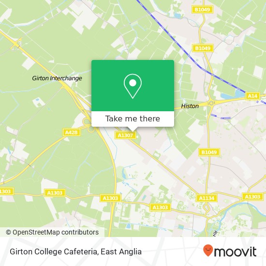 Girton College Cafeteria map