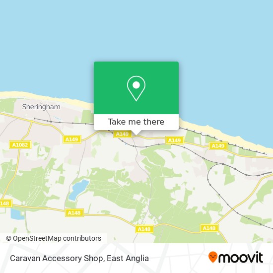 Caravan Accessory Shop map