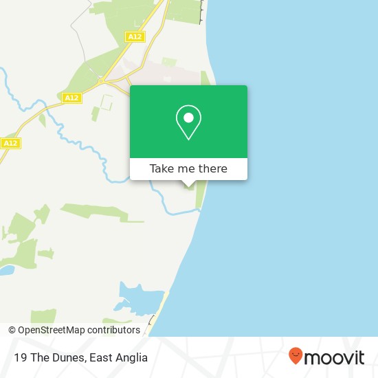 19 The Dunes, Kessingland Lowestoft map