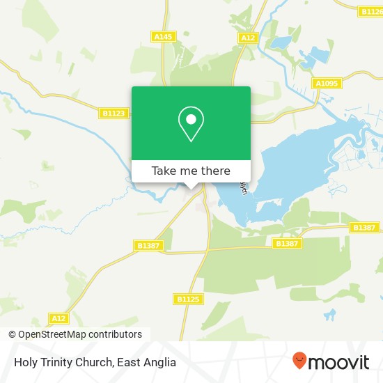 Holy Trinity Church, Church Lane map