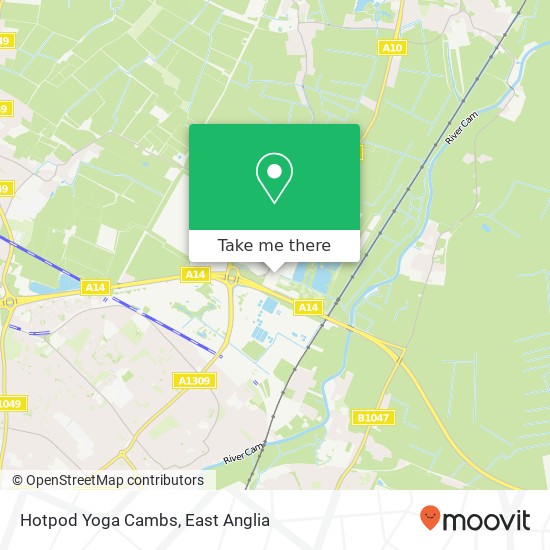 Hotpod Yoga Cambs, Norman Industrial Estate Milton Cambridge CB24 6AT map
