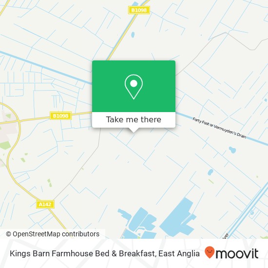 Kings Barn Farmhouse Bed & Breakfast map
