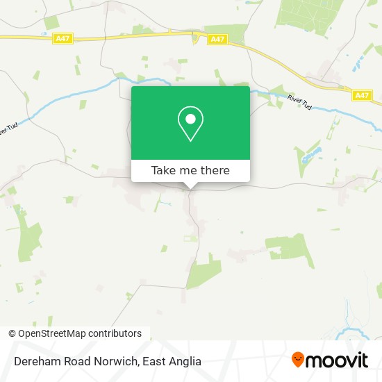 Dereham Road Norwich map