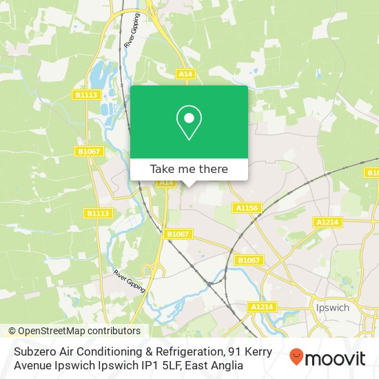 Subzero Air Conditioning & Refrigeration, 91 Kerry Avenue Ipswich Ipswich IP1 5LF map