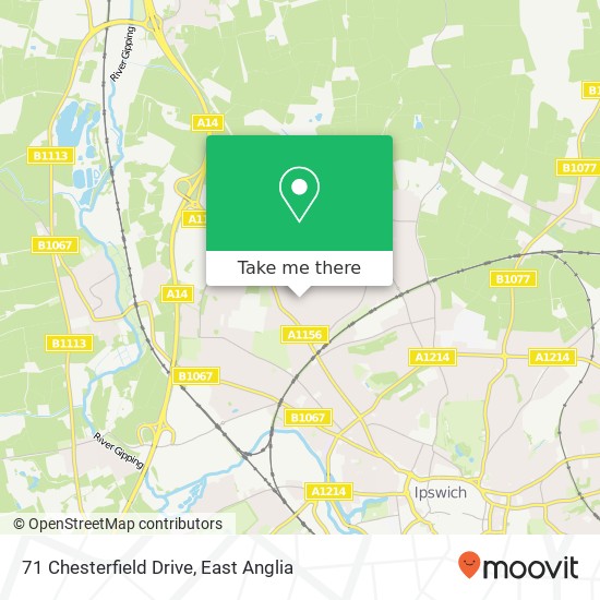 71 Chesterfield Drive, Ipswich Ipswich map