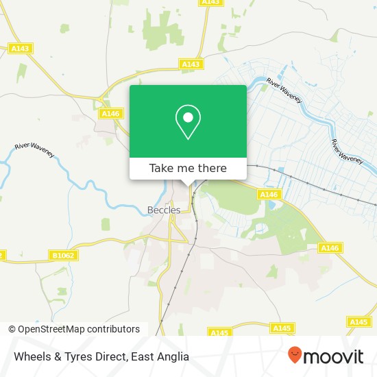 Wheels & Tyres Direct map