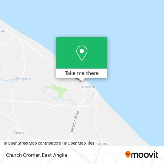 Church Cromer map