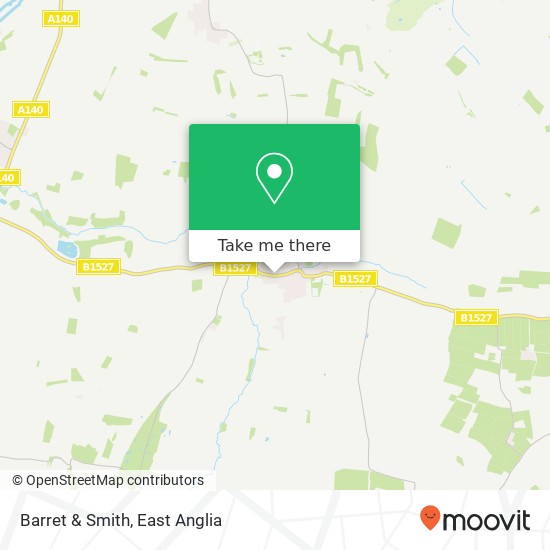 Barret & Smith, Mill Road Hempnall Norwich NR15 2 map