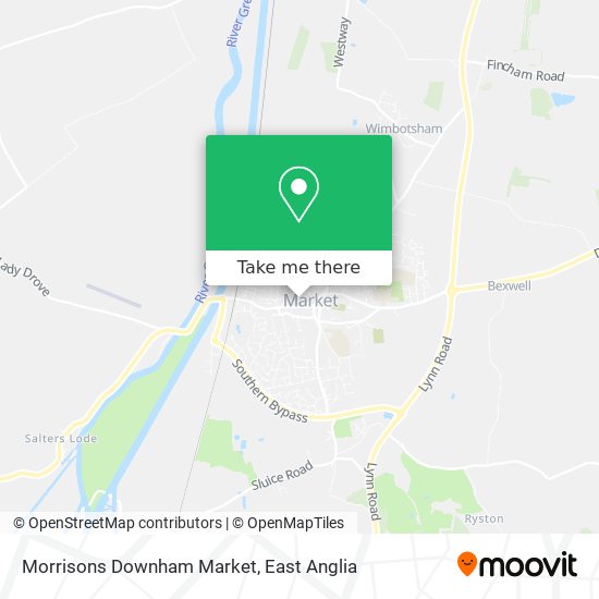 Morrisons Downham Market map