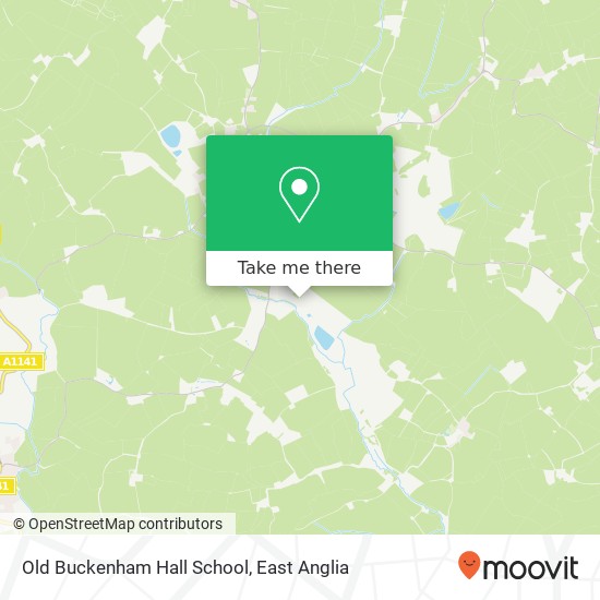 Old Buckenham Hall School map