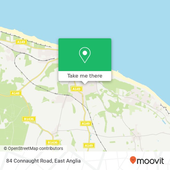 84 Connaught Road, Cromer Cromer map