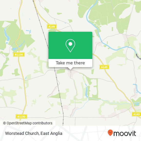 Worstead Church, null map