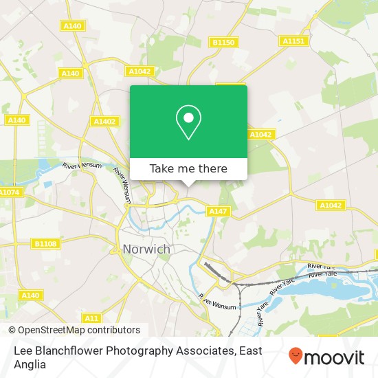 Lee Blanchflower Photography Associates, mousehold street map