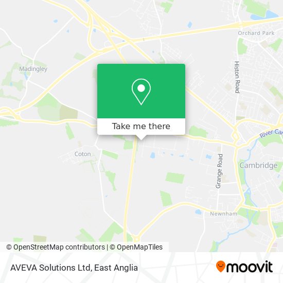 AVEVA Solutions Ltd map