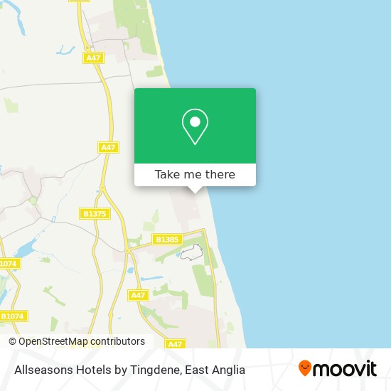 Allseasons Hotels by Tingdene map