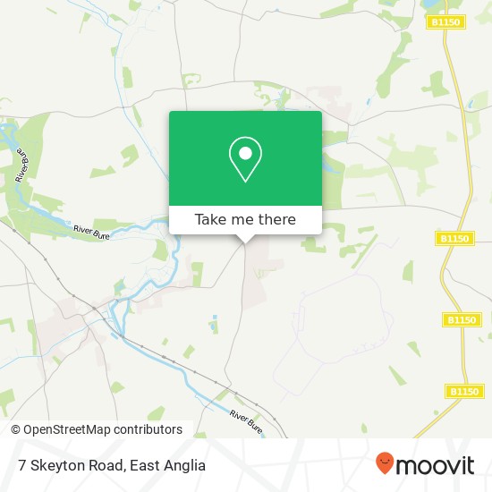 7 Skeyton Road, Lamas Norwich map