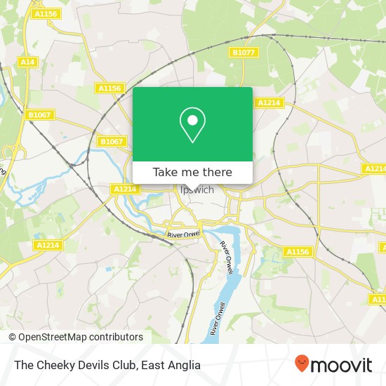 The Cheeky Devils Club map