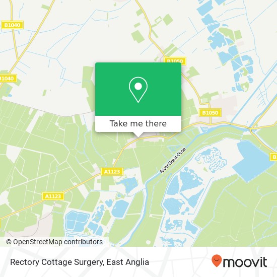 Rectory Cottage Surgery, 1 High Street Bluntisham Huntingdon PE28 3LD map