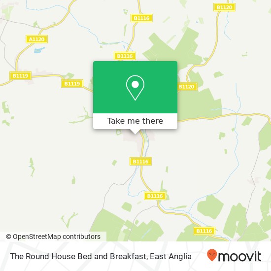 The Round House Bed and Breakfast map