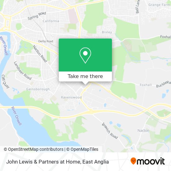 John Lewis & Partners at Home map