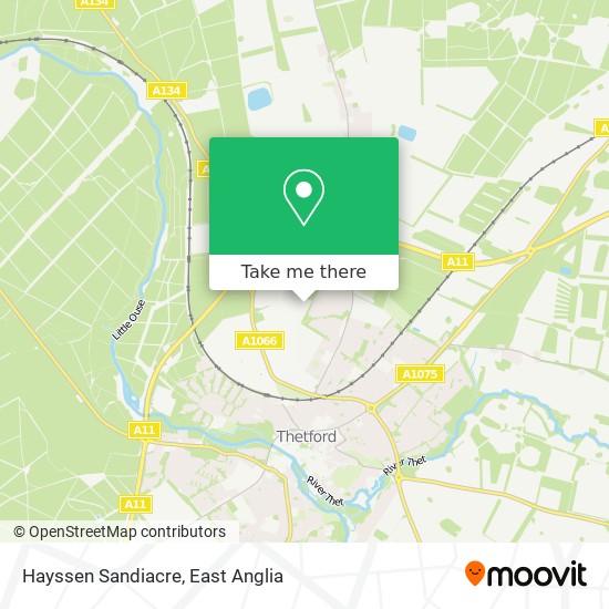 Hayssen Sandiacre map