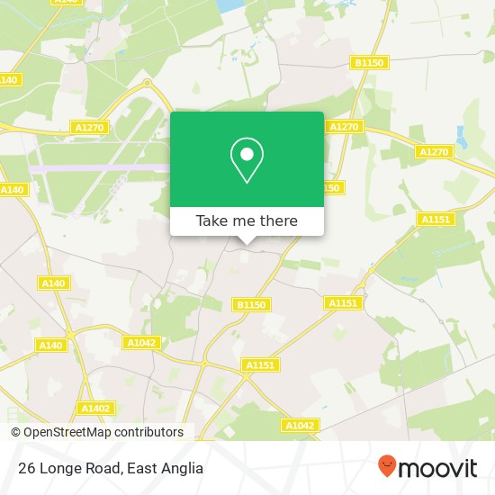 26 Longe Road, Old Catton Norwich map
