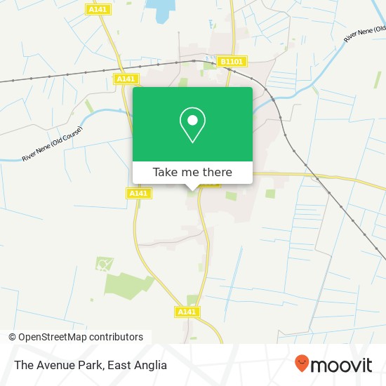 The Avenue Park, The Avenue map